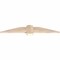 Ekena Millwork Eugene Smooth Timber Gable Bracket, Douglas Fir, 48"W x 8"H x 1 1/2"D x 5 1/2"F, 4/12 Pitch GBW048X08X0206EUG00SDF - alternate 3